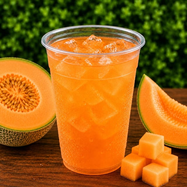 Cantaloupe Agua Fresca.
