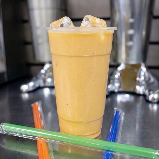 Banana Cream Dream Yogurt Boba.