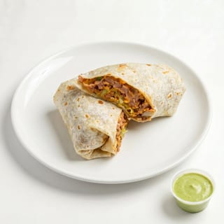 Potatoes and Chorizo Burrito