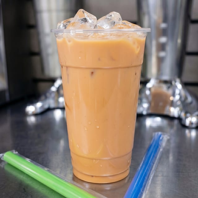 Papaya Paradise Yogurt Boba.