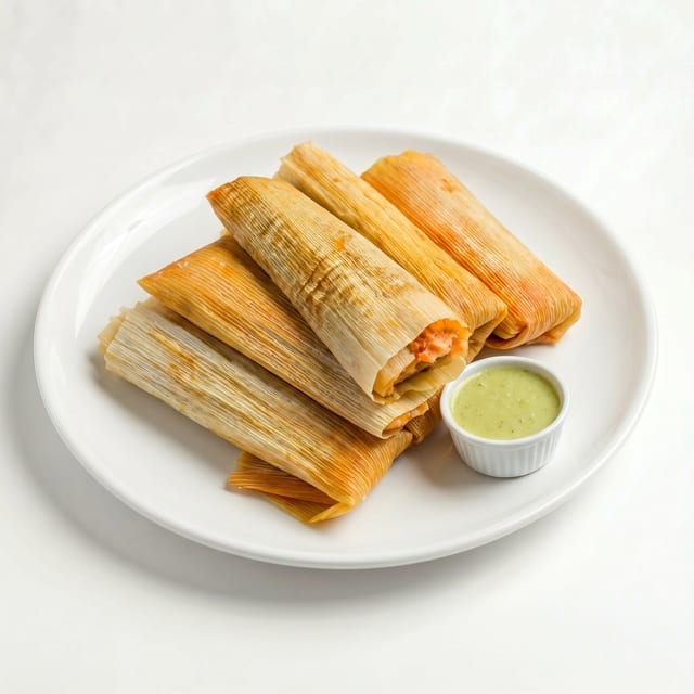 Pork Red Chile Tamales.