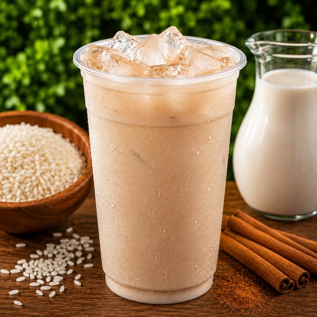 Horchata Agua Fresca Real Cane Sugar.