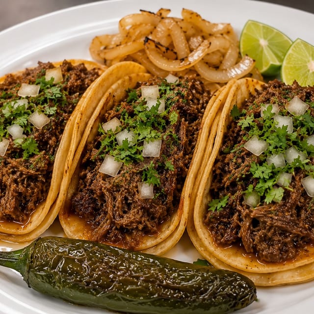 Barbacoa Tacos.