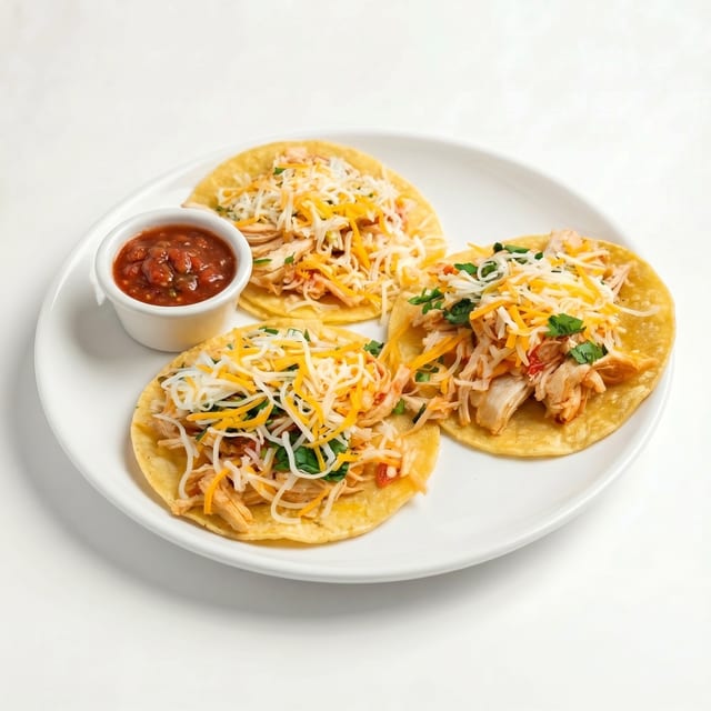 Tacos of Chicken a la Mexicana.