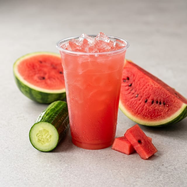 Cucumber Watermelon Mix Agua Fresca.